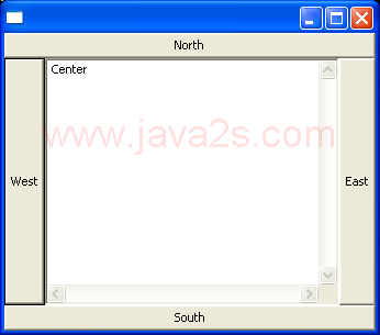 BorderLayout实例