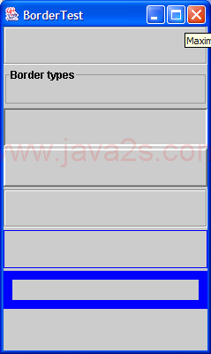 How to create the border