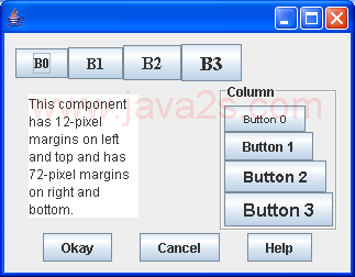 BoxLayout Pane