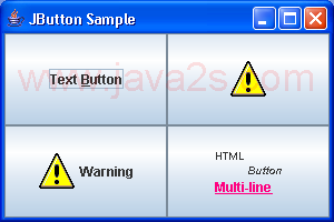 Button with ICON and Multiline 