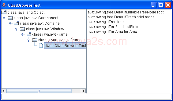 基于JTree的类浏览器