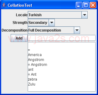 Collation Test 