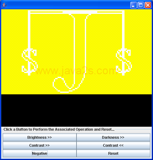 Image Color Effect: Brightness, Contrast, Negative