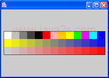 Color gradient