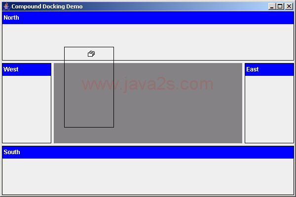 Compound dockable window