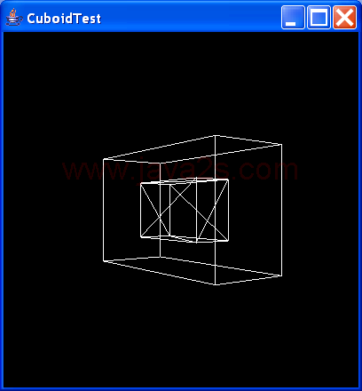 Java 3D的框和一个自定义长方体