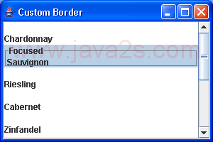 Custom Border Sample