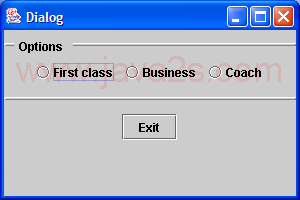 Dialog separator