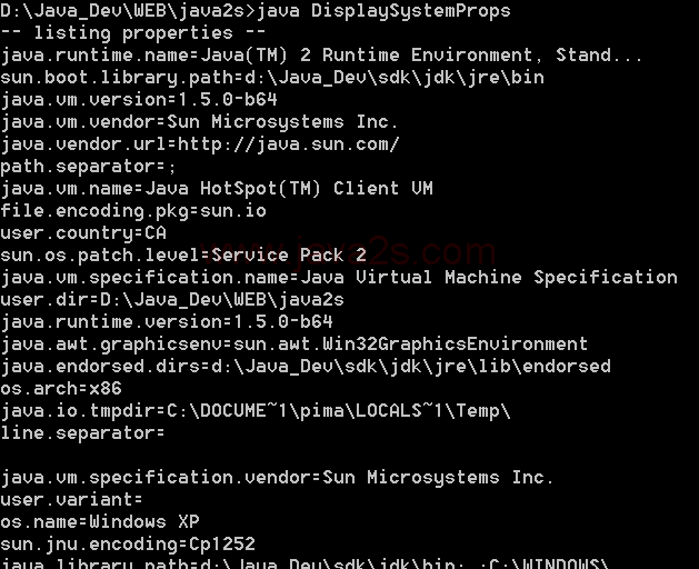 Display System Properties