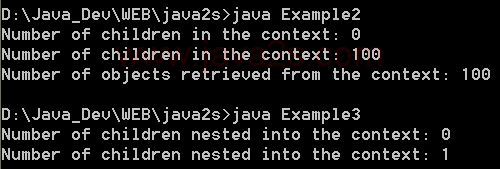 JavaBean: Test program that adds 100 beans to a context