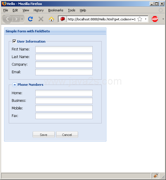 Collapsible FieldSet (Ext GWT)