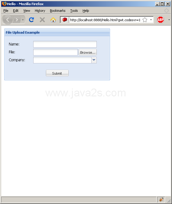 Using FileUploadField (Ext GWT)