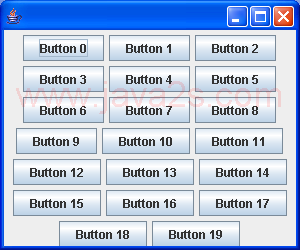 Demonstrates FlowLayout