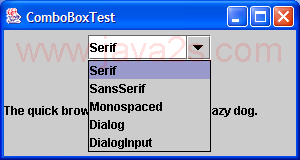Font Chooser ComboBox