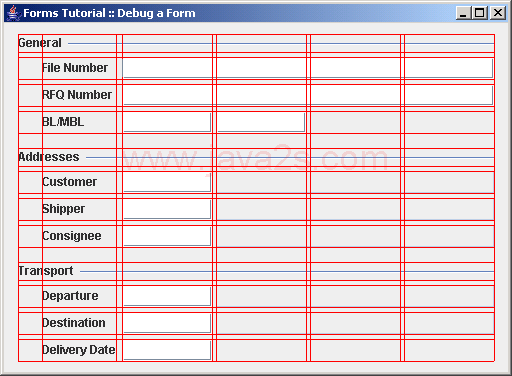 Demonstrates how to find bugs in the layout using