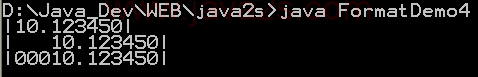 Demonstrate a field-width specifier.