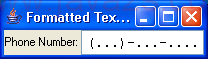 格式化TextField的范例