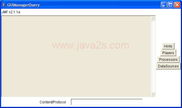 Query the installed version of the JMF