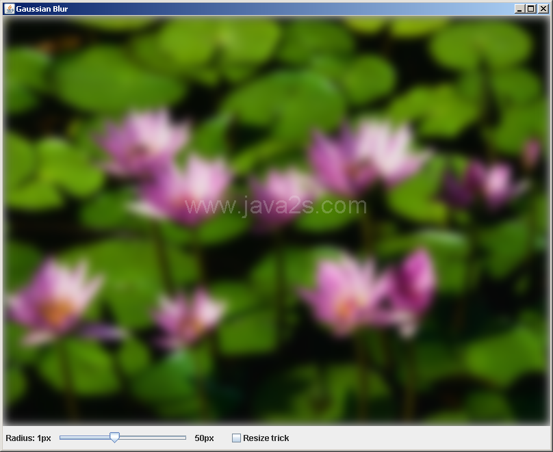 Gaussian Blur Demo