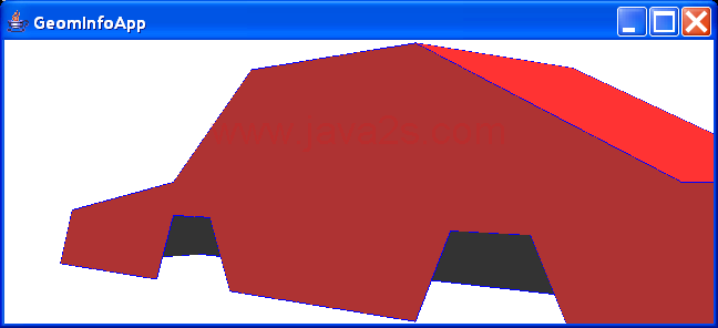 使用GeometryInfo类及相关类