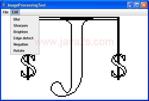 Various image processing operations.