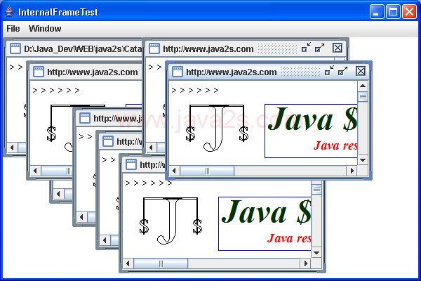 InternalFrame Test