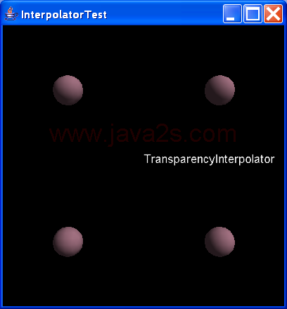 A range of Interpolators and switches between