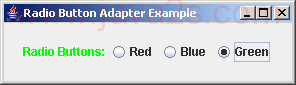 JGoodies Binding: Radio Button Adapter Example