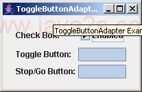 JGoodies Binding: Toggle Button Adapter Example