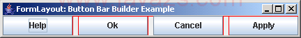 FormLayout: Button Bar Builder Example