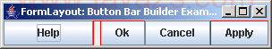 FormLayout: Button Bar Builder Example 3