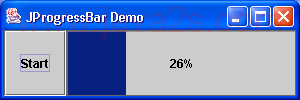 Progressbar demo: set selection background, selection foreground and foreground