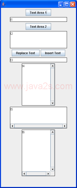 Controlling the scrollbars in a JScrollPane