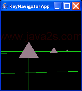 KeyNavigatorApp使一个简单的景观