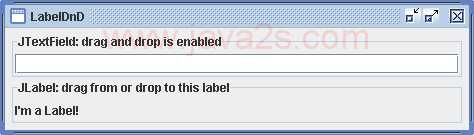 Label DnD (Drag and Drop) 