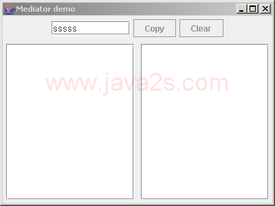 Mediator pattern in Java