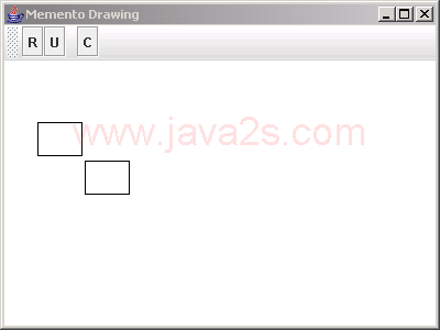 Memento pattern in Java
