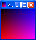 MemImage is an in-memory icon showing a Color gradient
