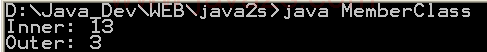 Accessing Outer Class Variables