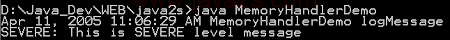 Java的日志：内存处理演示
