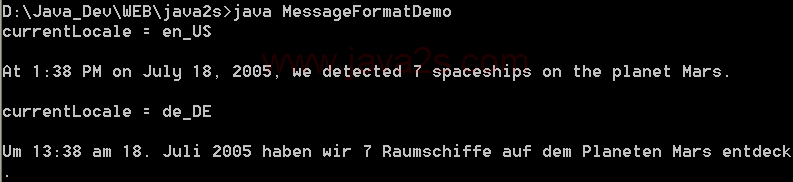 ResourceBundle with parameter position