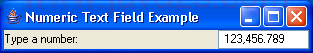 Numeric TextField