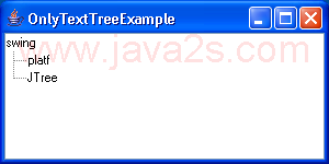 Only Text Tree Example