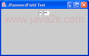 Create Password field