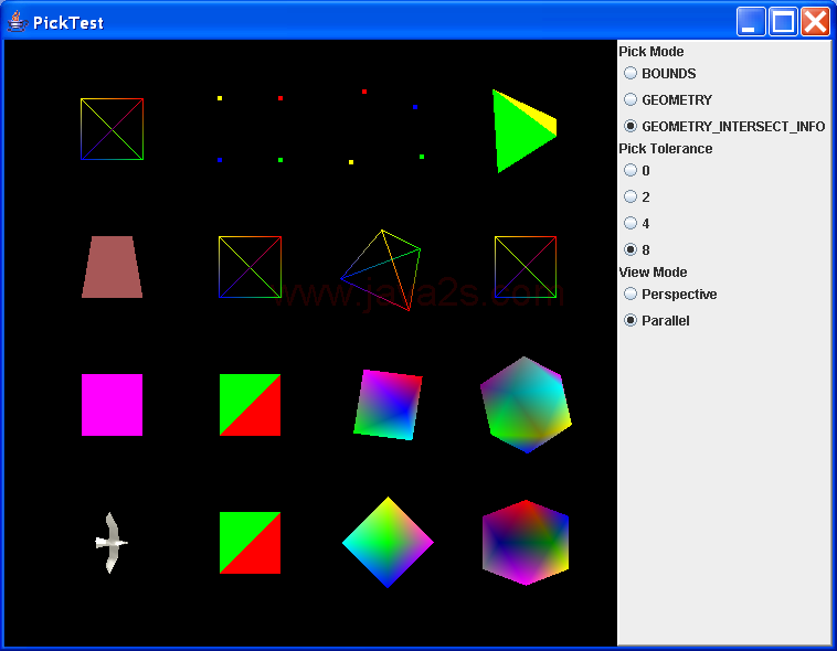 Picking utilities on various GeometryArray subclasses and Morph object