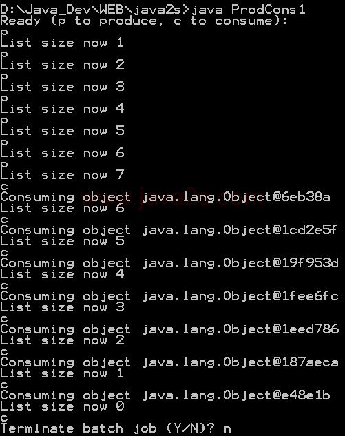 生产者消费者在Java 1