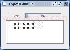 ProgressBar Demo: long task