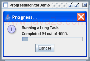 ProgressMonitor Demo