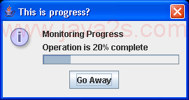 A demonstration of the ProgressMonitor toolbar