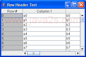 标题栏TableColumnModel